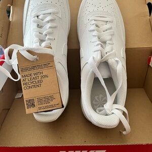 New in Box - Nike Women’s Court Vision White Sneakers